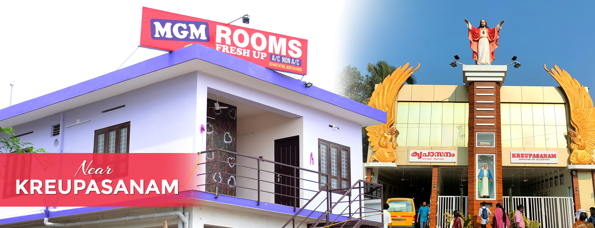 Family homestay available near kreupasanam kalavoor